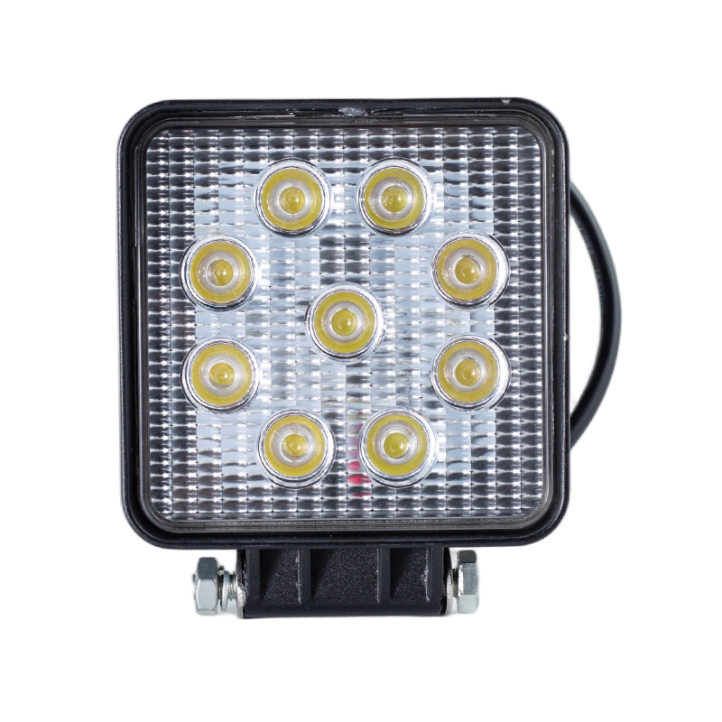 IP67 002 9-LED četvrtasto radno svjetlo za teške uvjete rada za industrijska vozila