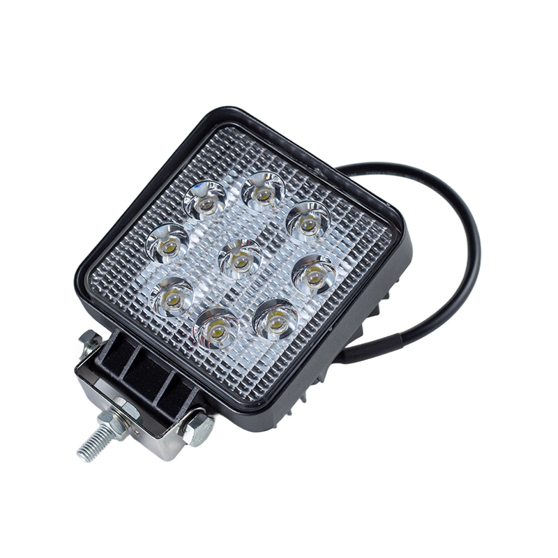 IP67 002 9-LED četvrtasto radno svjetlo za teške uvjete rada za industrijska vozila